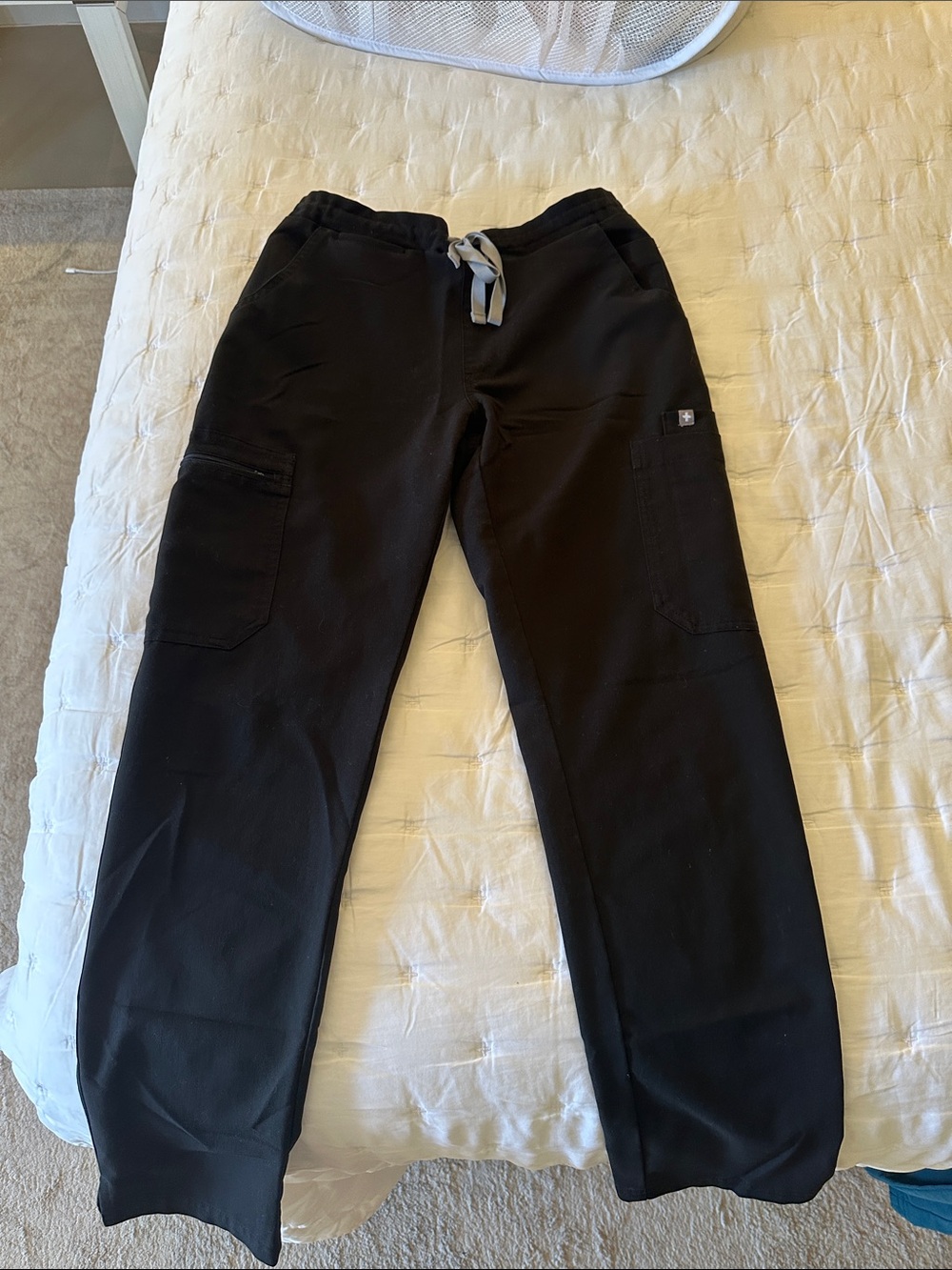 Men's Black Cargo Jogger Pants